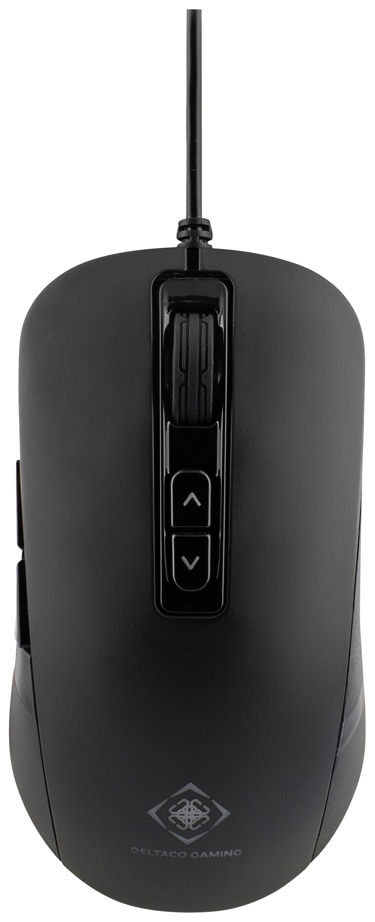 DELTACO GAMING DM110 Gaming-Maus USB, Kabelgebunden Optisch Schwarz 7 Tasten 800 dpi, 1200 dpi, 1600 dpi, 2000 dpi Beleuchtet