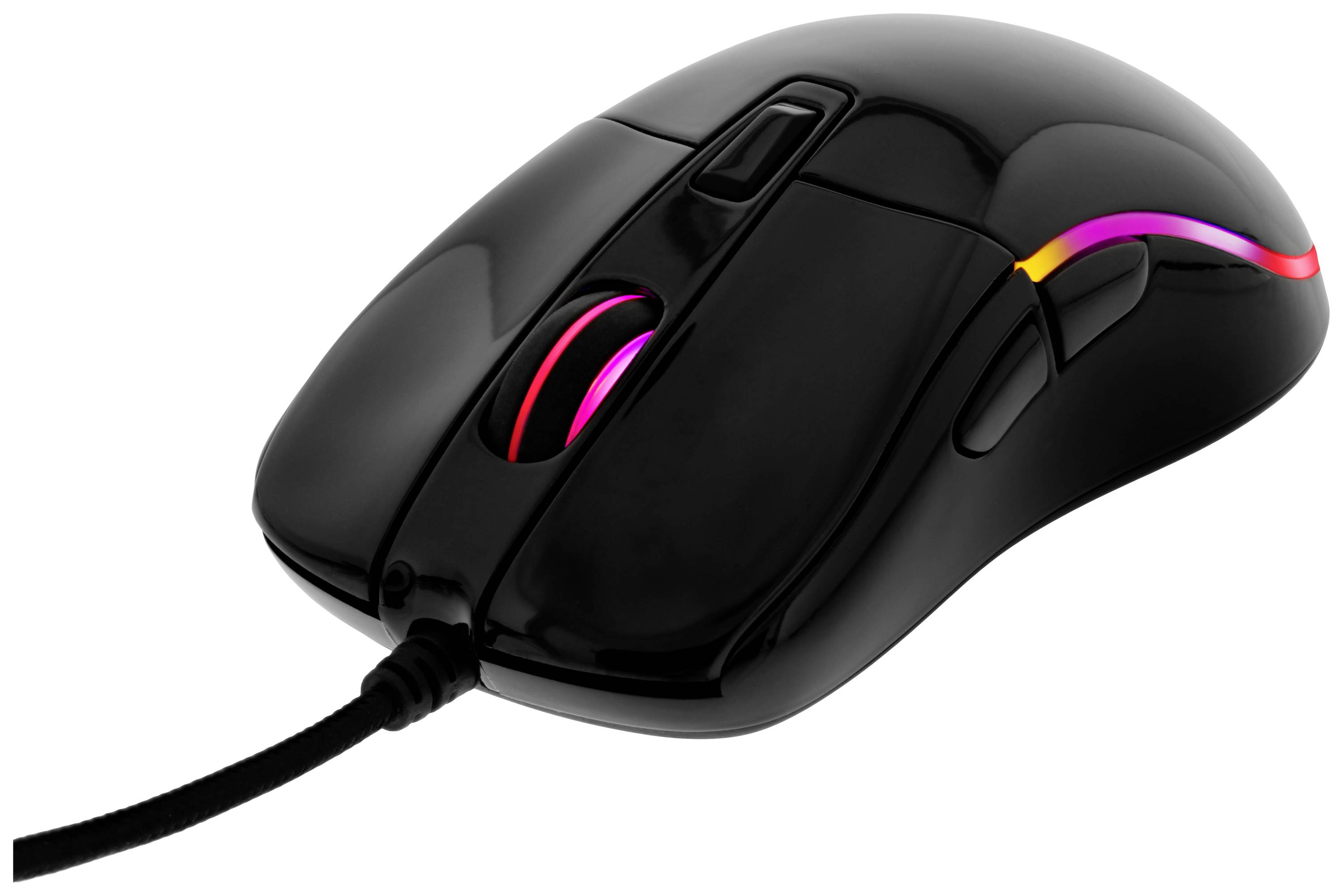 DELTACO GAMING DM410 Gaming-Maus Kabelgebunden Optisch Schwarz 6 Tasten 400 dpi, 800 dpi, 1200 dpi