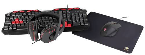DELTACO GAMING GAM-023DE Gaming On Ear Headset kabelgebunden Stereo Schwarz