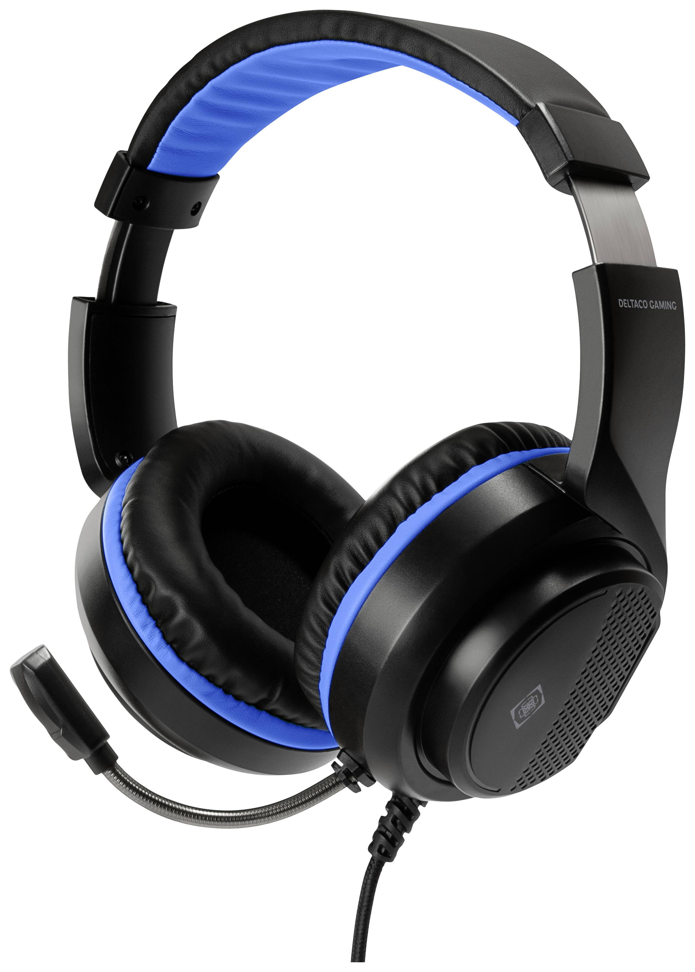 DELTACO GAMING GAM-127 On Ear Headset kabelgebunden Stereo Schwarz Gaming