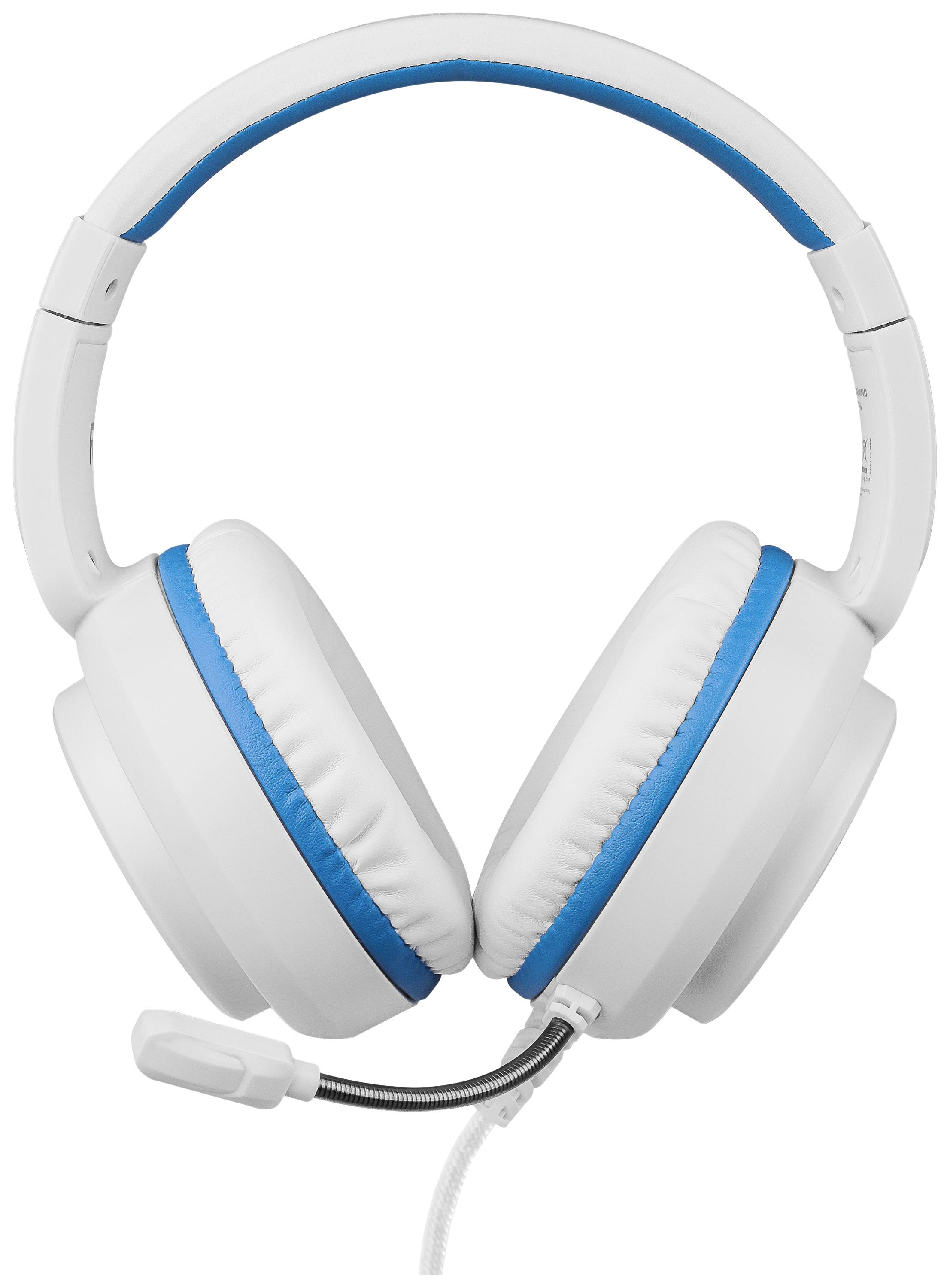 DELTACO GAMING GAM-127-W On Ear Headset kabelgebunden Stereo Weiß Gaming