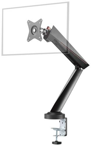 DELTACO GAMING GAM-101 1fach Monitor-Tischhalterung 43,2cm (17 ) - 81,3cm (32 ) Drehbar, Neigbar, Sc