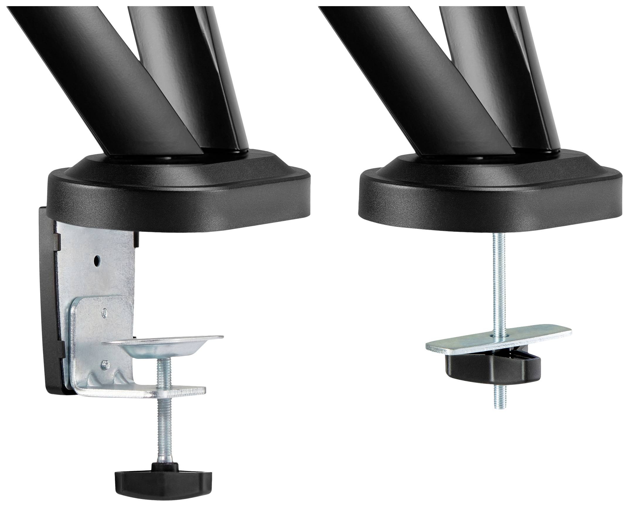 DELTACO GAMING Monitor-Tischhalterung GAM-102 2 Display(s) 43,2 cm (17") - 81,3 cm (32") Schwarz Drehbar, Neigbar, Schwenkbar