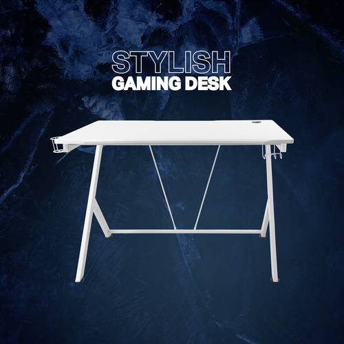 DELTACO GAMING WT85 Gaming-Tisch Weiß