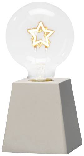 Konstsmide 1813-200 LED-Szenerie Stern Bernstein LED Weiß Timer