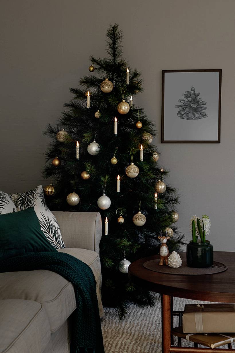 Konstsmide 1912-210 Lichterkette Innen batteriebetrieben Anzahl Leuchtmittel 10 LED Warmweiß Timer, mit Fernbedienung