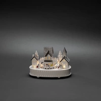 Konstsmide 3269-210 LED-Silhouette Haus, Kirche Warmweiß LED Weiß mit Musik, Timer Konstsmide 3269-210 LED-Silhouette Haus, Kirche Warmweiß LED Weiß mit Musik, Timer