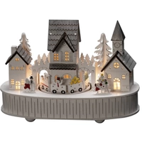 Konstsmide 3269-210 LED-Silhouette Haus, Kirche Warmweiß LED Weiß mit Musik, Timer Konstsmide 3269-210 LED-Silhouette Haus, Kirche Warmweiß LED Weiß mit Musik, Timer