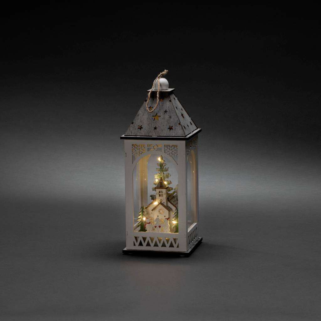 Konstsmide 3271-210 LED-Szenerie Kirche Warmweiß LED Weiß Timer