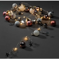 Konstsmide 3291-503 Lichterkette Perlen Innen batteriebetrieben Anzahl Leuchtmittel 20 LED Warmweiß Beleuchtete Länge: 1.9m Timer Konstsmide 3291-503 Lichterkette Perlen Innen batteriebetrieben Anzahl Leuchtmittel 20 LED Warmweiß Beleuchtete Länge: 1.9m Timer