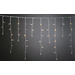 Konstsmide Lichtervorhang Außen 80 LED Warmweiß (B x H) 300cm x 87.5cm Timer, gefrostet