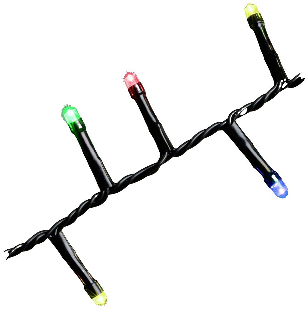 Konstsmide 3871-500 Lichterkette Außen netzbetrieben Anzahl Leuchtmittel 1500 LED Mehrfarbig Beleuchtete Länge: 32.98m