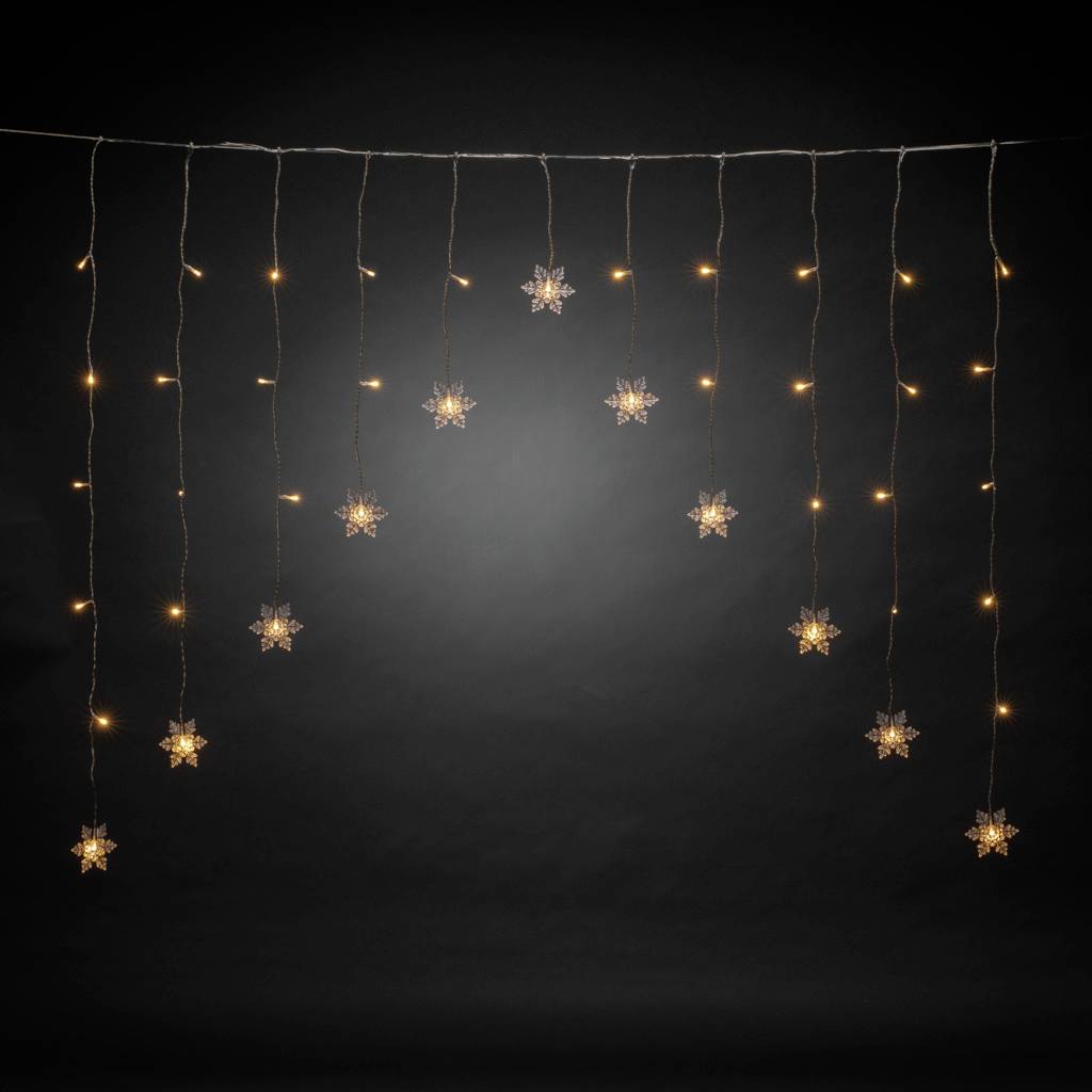 Konstsmide Lichtervorhang Außen EEK: G (A - G) 41 LED Warmweiß (B x H) 140 cm x 120 cm