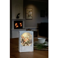 Konstsmide 4285-200 LED-Laterne Vögel Warmweiß LED Weiß mit Wasser gefüllt, Timer Konstsmide 4285-200 LED-Laterne Vögel Warmweiß LED Weiß mit Wasser gefüllt, Timer