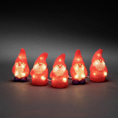 Konstsmide 6240-103 Acryl-Figur EEK: G (A - G) Weihnachtsmann Warmweiß LED Rot