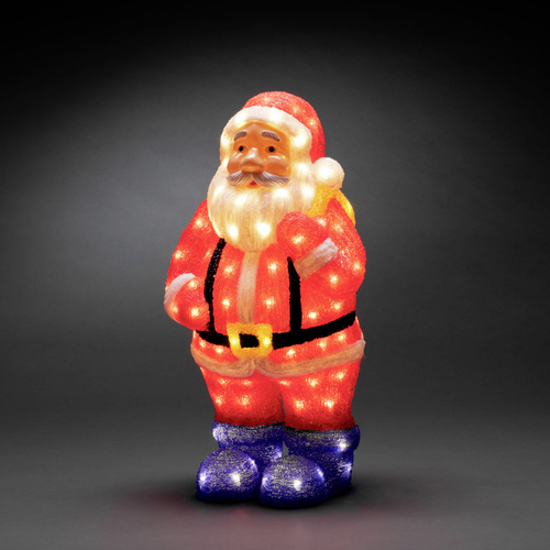 Konstsmide 6247-103 Acryl-Figur EEK: G (A - G) Weihnachtsmann Warmweiß LED Rot