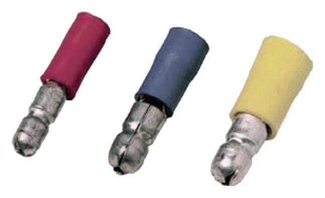 Intercable 180906 Rundstecker 1.50mm² 2.50mm² Stift-Ø: 5mm Blau