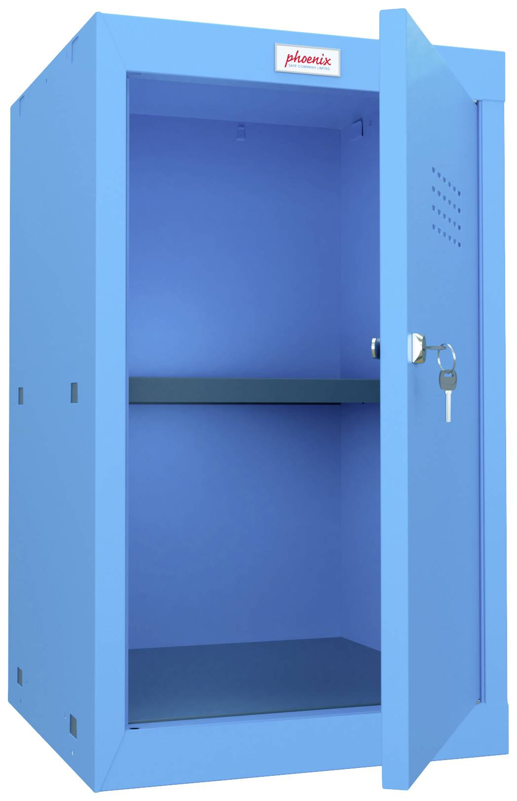 Phoenix CL0644BBK Würfel Schließfach Mittel 2 Blau m. Schlüssel-Schloss (B x H x T) 400 x 665 x 400 mm N/A