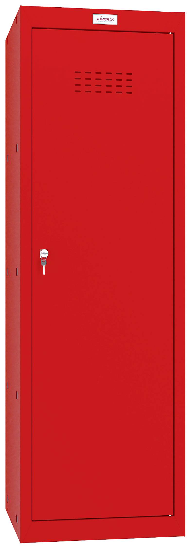 Phoenix CL1244RRK Würfel Schließfach Groß Rot m. Schlüssel-Schloss (B x H x T) 400 x 1265 x 400 mm mit Schlüsselschloss