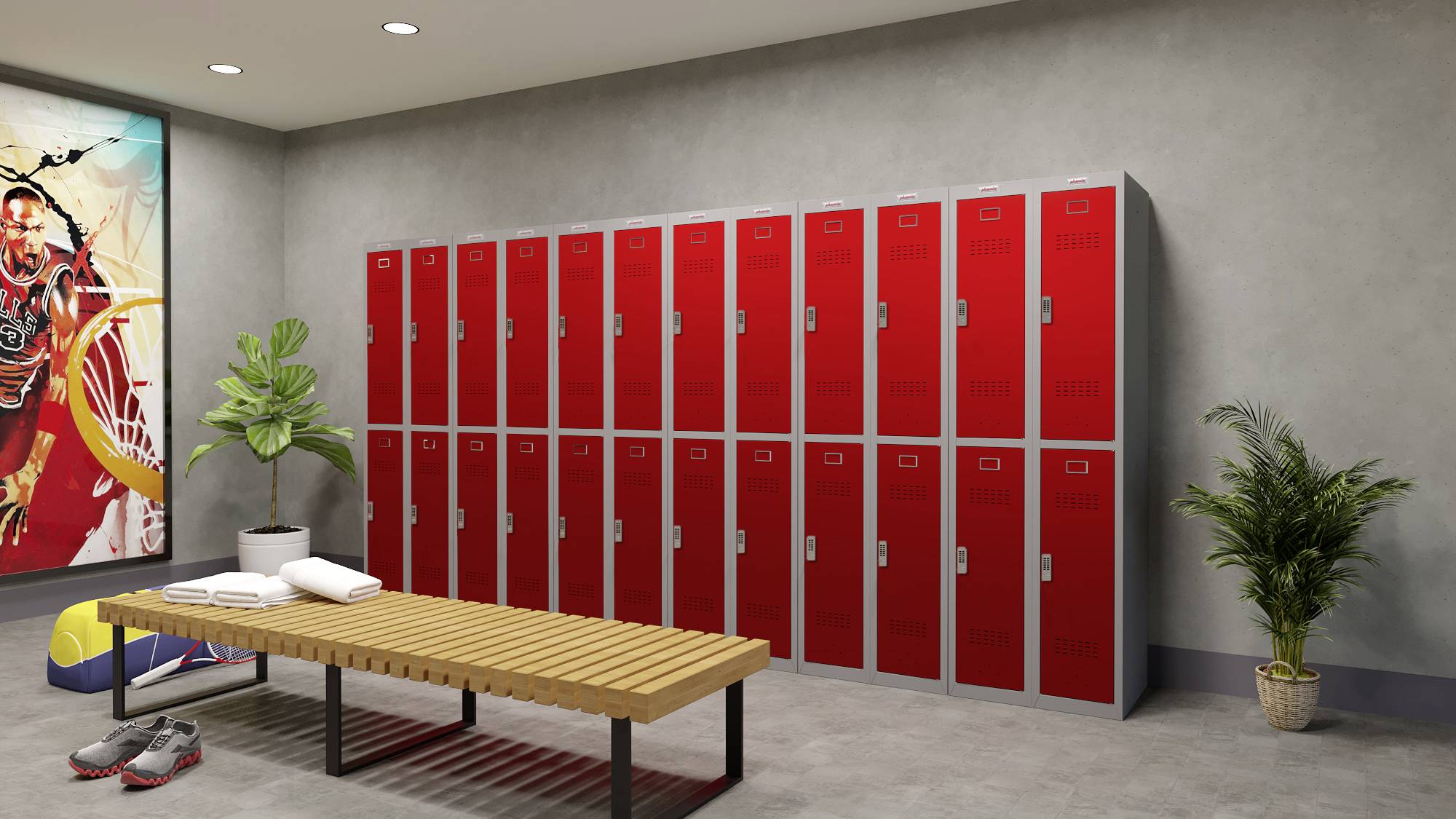 Phoenix PL1230GRE PL-Serie Spind Stahl mit Elektronikschloss