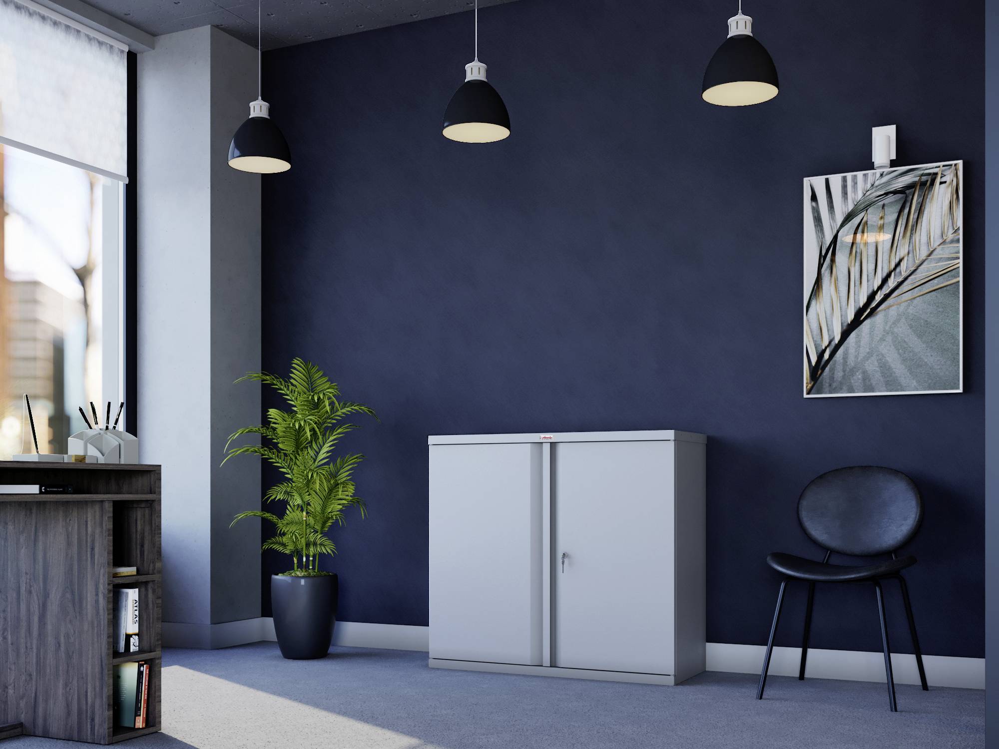 Phoenix SCL0891GGK SCL-Serie Schließfachschrank Stahl mit Schlüsselschloss