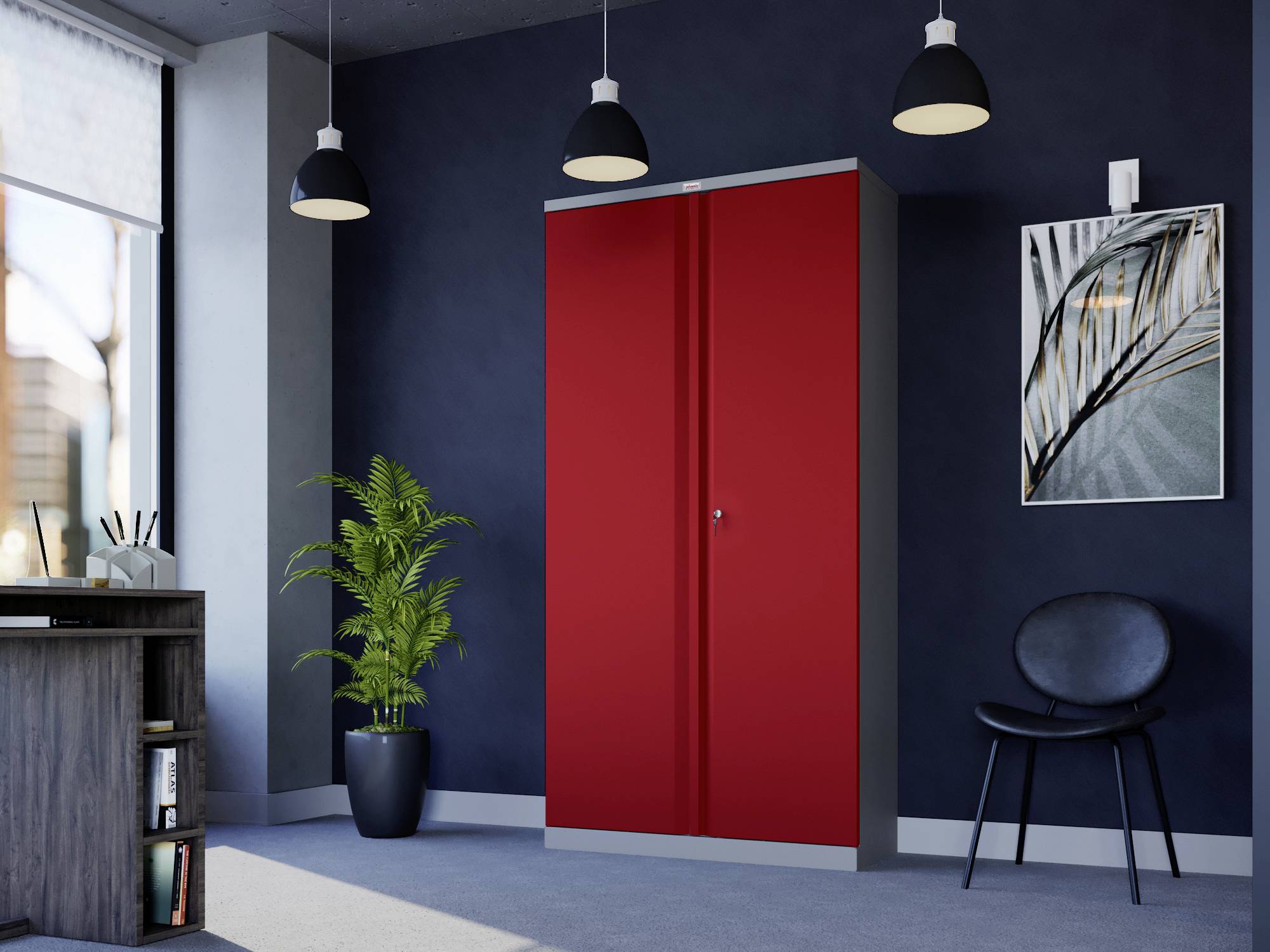 Phoenix SCL1891GRK SCL-Serie Schließfachschrank Stahl mit Schlüsselschloss