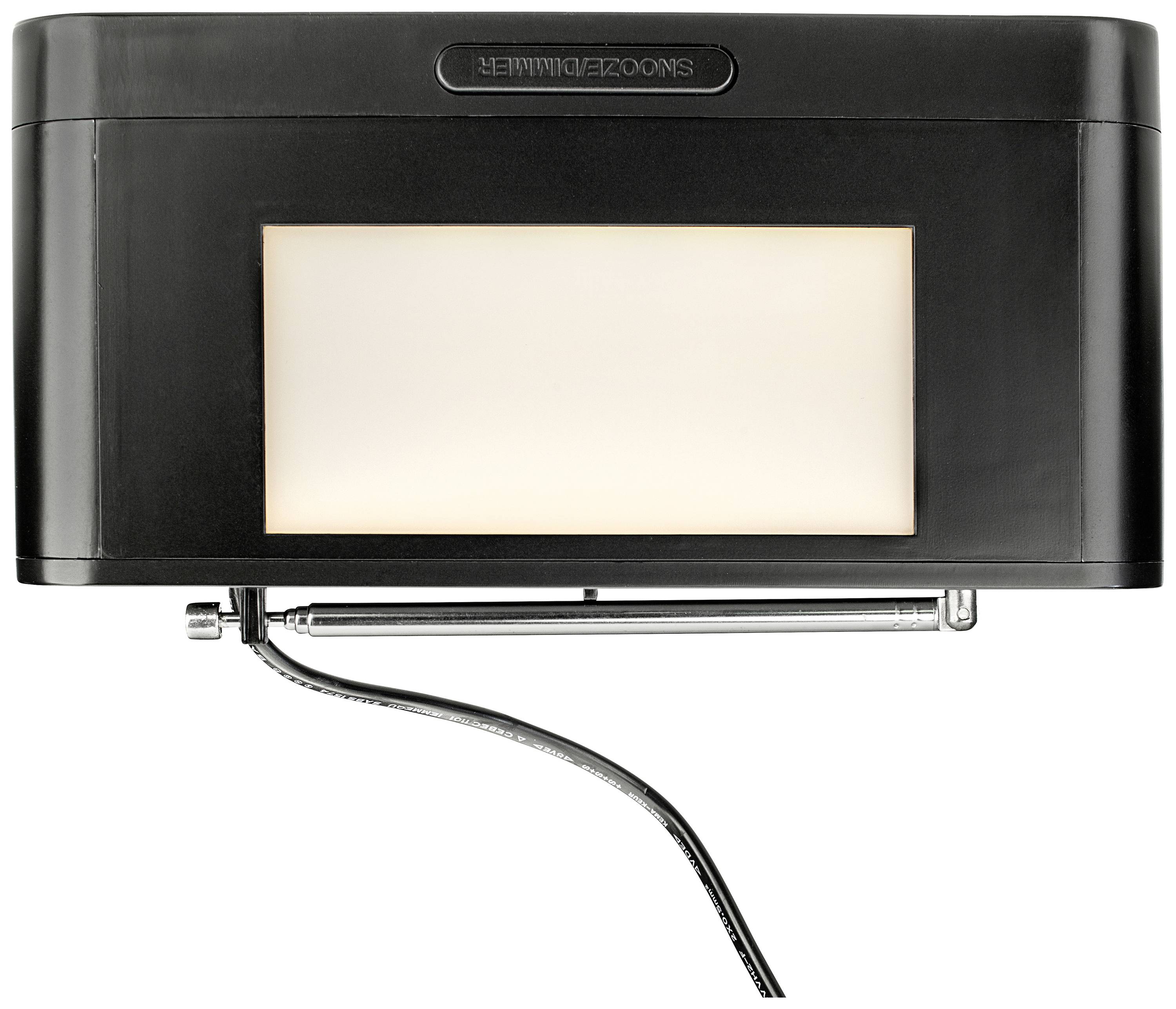 Dual WL 4 Radiowecker UKW AUX, Bluetooth® Weckfunktion Schwarz