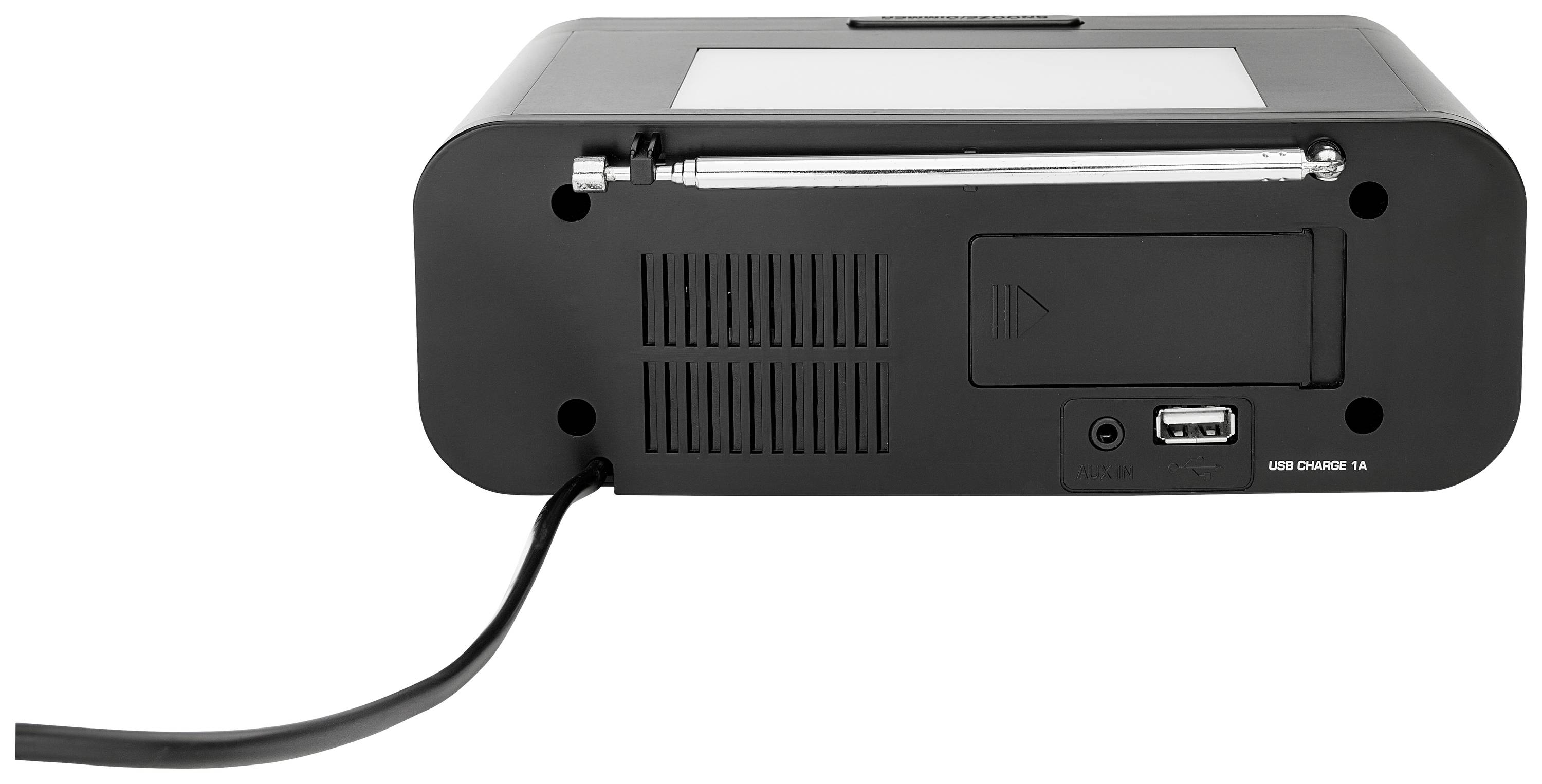 Dual WL 4 Radiowecker UKW AUX, Bluetooth® Weckfunktion Schwarz