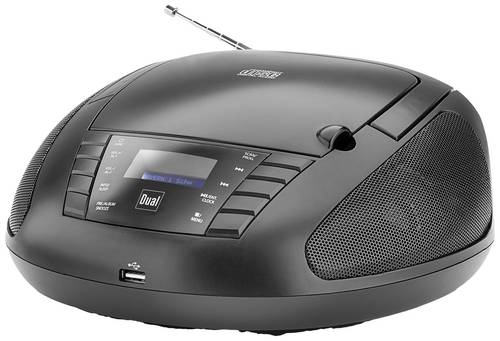 Dual DPCR 10S CD-Radio DAB+, UKW DAB+, UKW, Bluetooth®, CD Schwarz