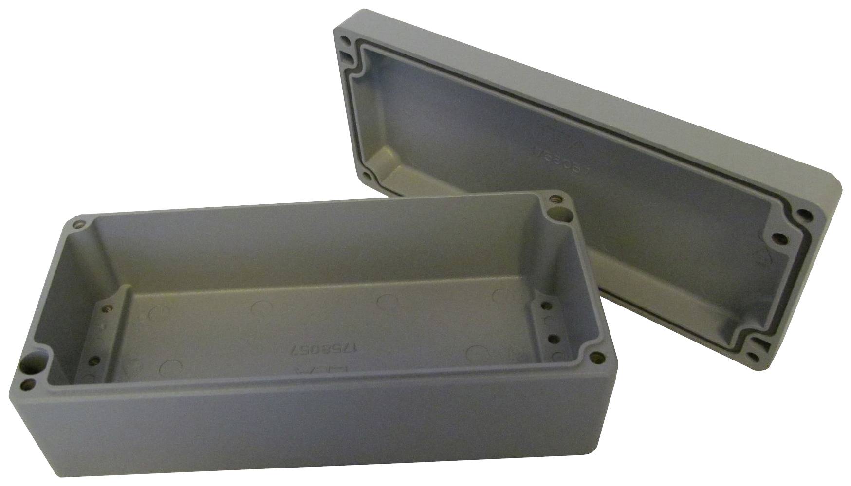 Reltech EfaBox 128-000-398 Universal-Gehäuse 175 x 80 x 57 Aluminium pulverbeschichtet Grau 1St.