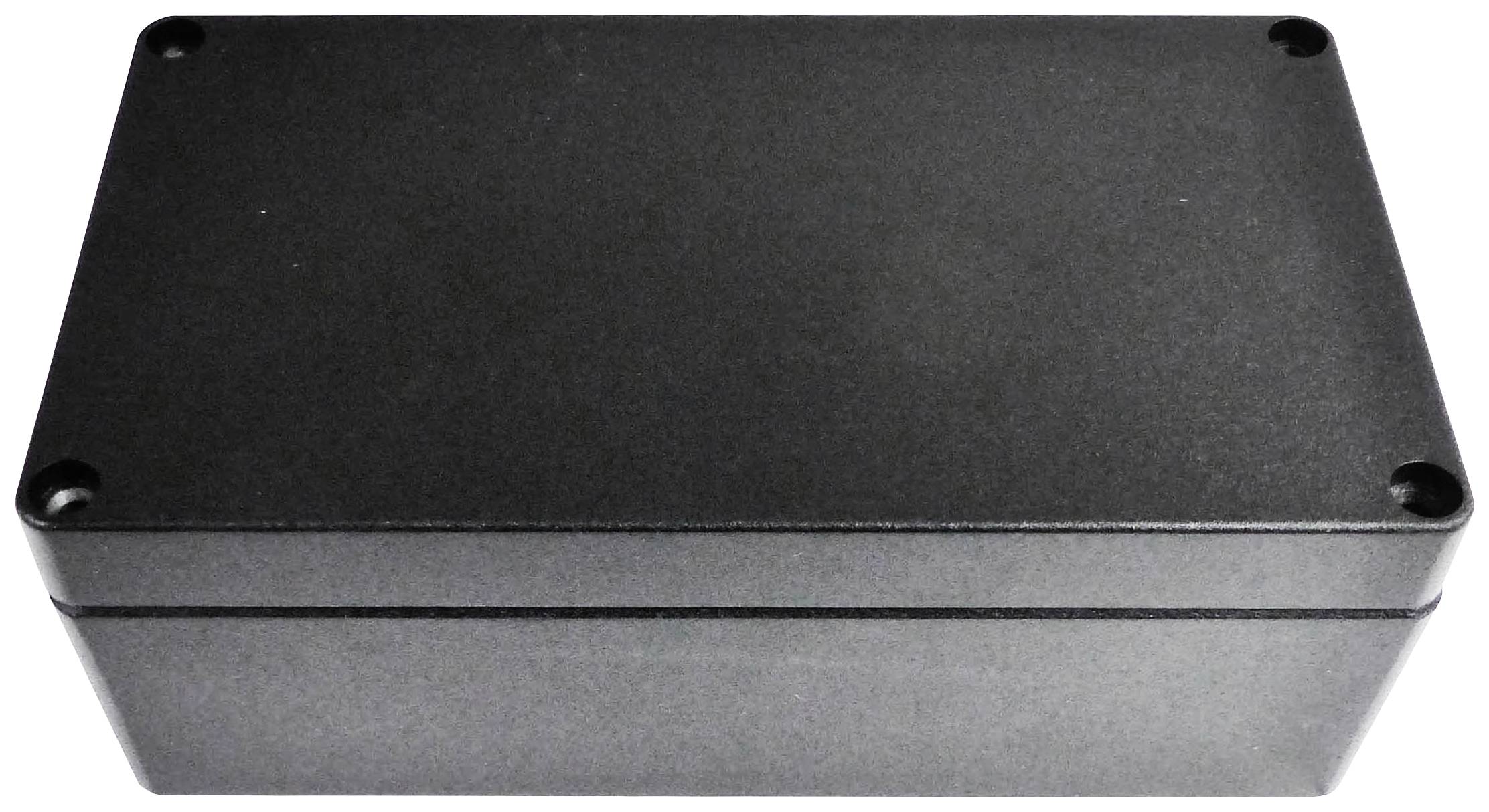 Reltech EfaBox 128-000-660 Universal-Gehäuse 220 x 120 x 81 Aluminium pulverbeschichtet Schwarz 1 S