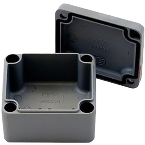 Reltech EfaBox 128-000-346 Boîtier universel aluminium revêtement par poudre gris 1 pc(s)