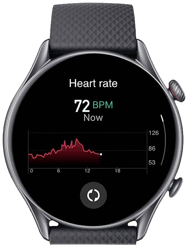 Amazfit GTR 3 Pro Smartwatch Schwarz