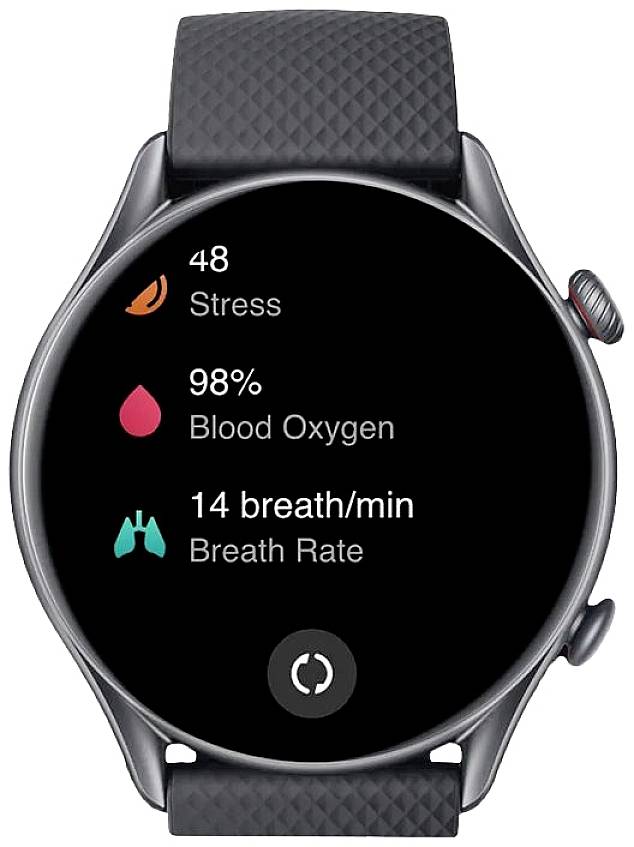 Amazfit GTR 3 Pro Smartwatch Schwarz