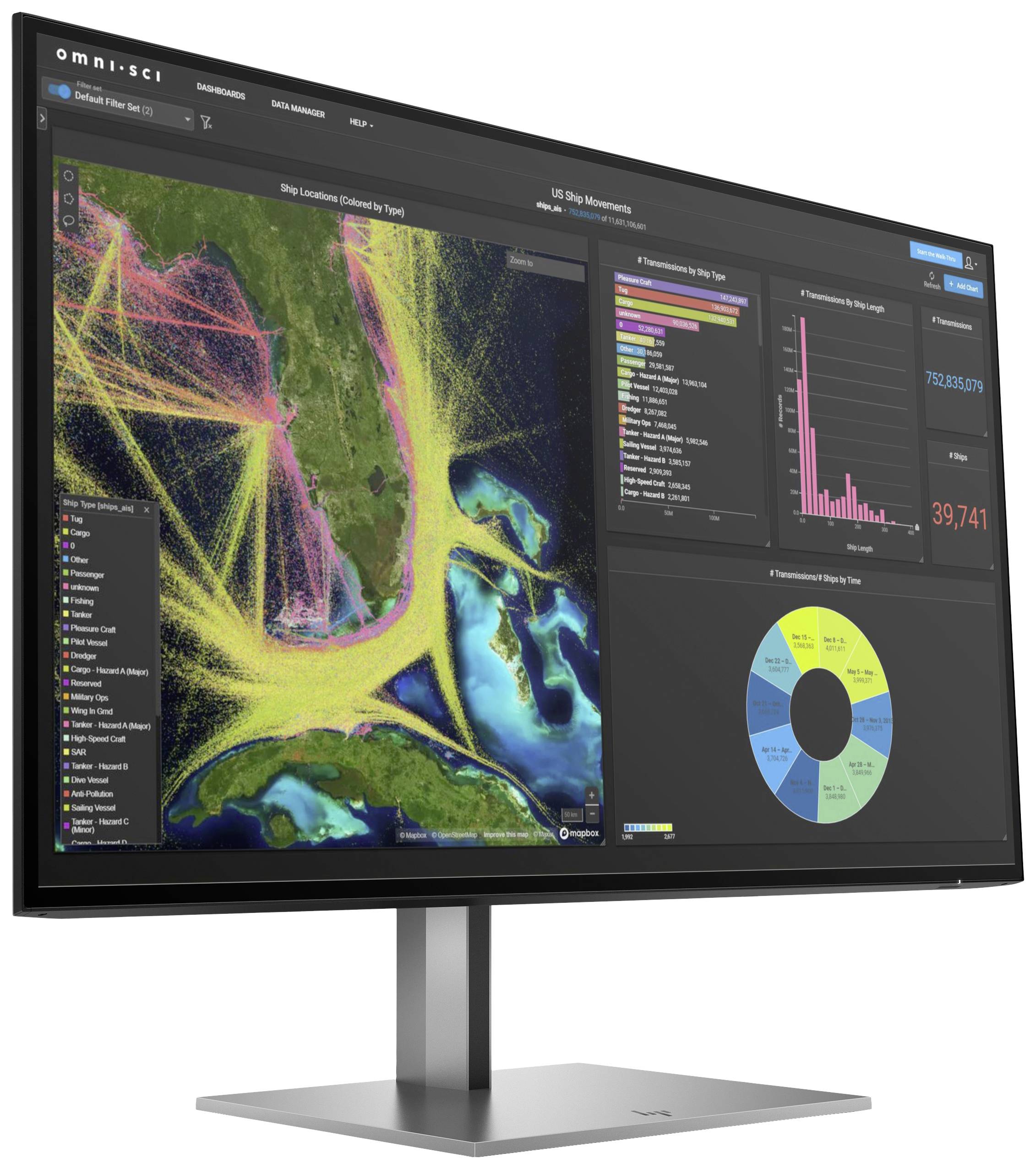 HP Z27k G3 LED-Monitor EEK G (A - G) 68.6 cm (27 Zoll) 3840 x 2160 Pixel 16:9 5 ms DisplayPort, USB-A (USB 3.2 Gen 1), USB-C®, HDMI® IPS LED