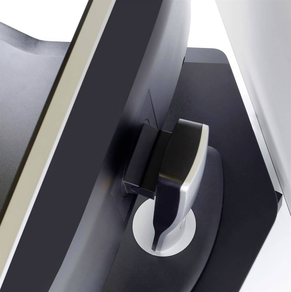 Ergotron 33-468-921 Monitor-Erhöhung 76,2 cm (30") Schwarz Höhenverstellbar, Tastaturablage, Stand