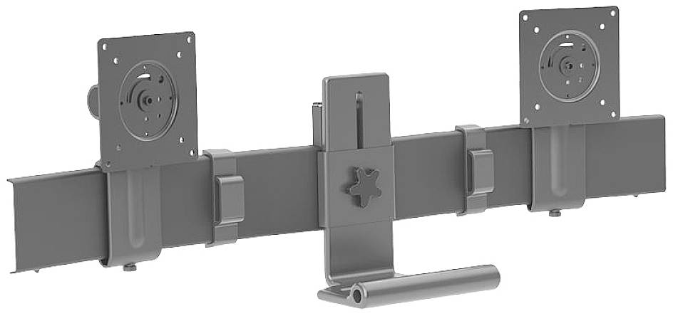 Ergotron Dual-Monitor-Adapter Passend für Serie (Halter): Ergotron TRACE Dual Monitorhalterung Schwarz