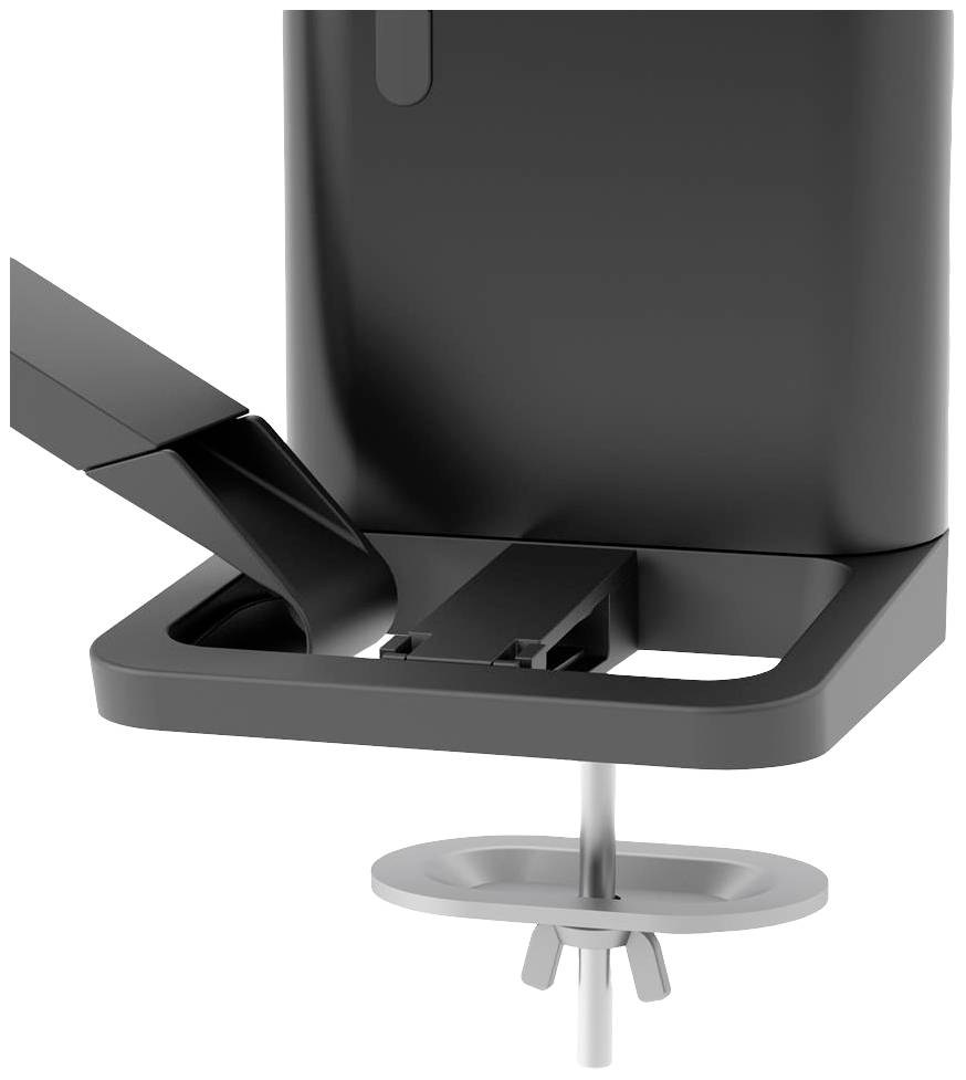 Ergotron Tischbefestigung Passend für Serie (Halter): Ergotron TRACE Dual Monitorhalterung Schwarz