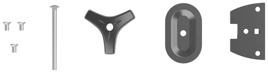 Ergotron Tischbefestigung Passend für Serie (Halter): Ergotron TRACE Dual Monitorhalterung Schwarz