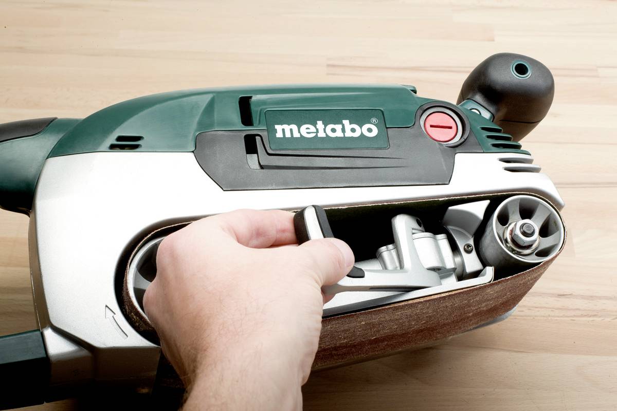 Metabo BAE 75 600375000 Bandschleifer 1010 W 85 x 150 mm Band-Breite 75 mm Band-Länge 533 mm