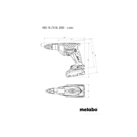 Metabo HBS 18 LTX BL 3000 620062890 Akku-Bohrschrauber 18 V Metabo HBS 18 LTX BL 3000 620062890 Akku-Bohrschrauber 18 V