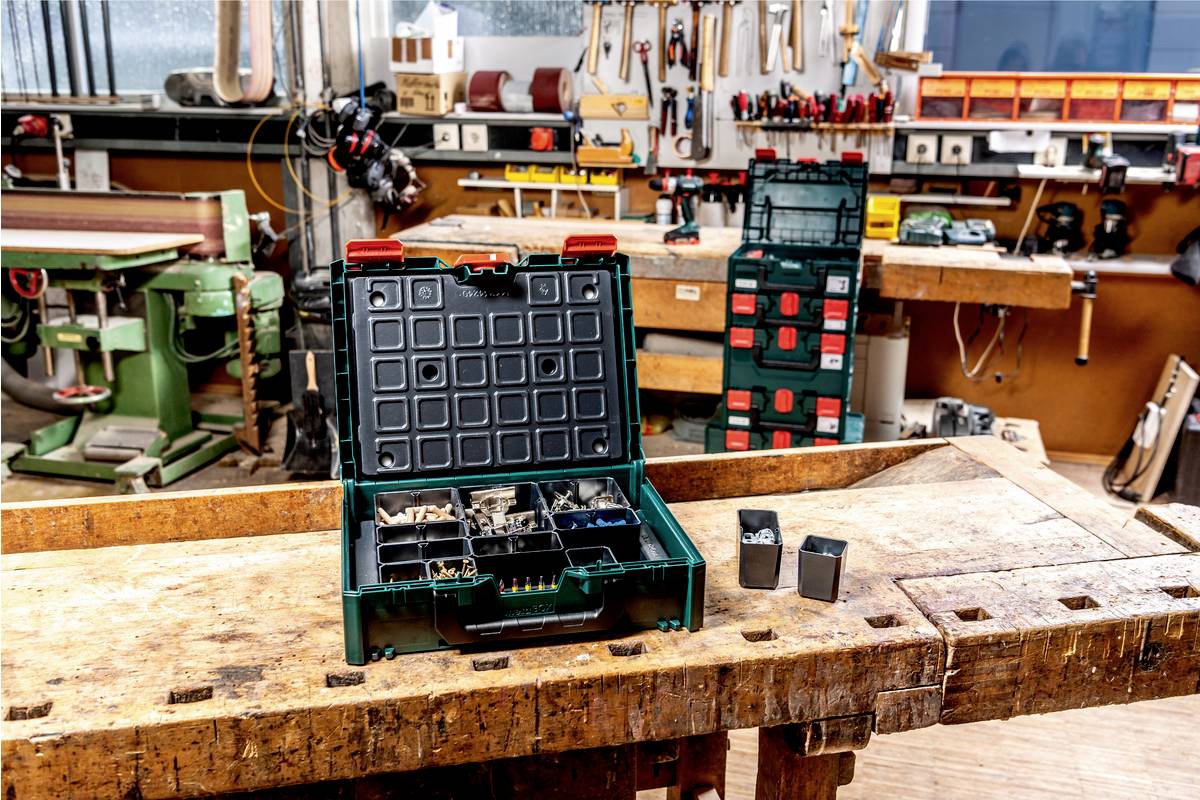 Metabo metaBOX 118 Organizer 626897000 Maschinenkoffer ABS Grün, Schwarz (B x H x T) 396 x 118 x 296mm