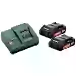 Metabo Basic-Set 2 x 2.0Ah 685161000 Werkzeug-Akku 18V 2.0Ah Li-Ion Metabo Basic-Set 2 x 2.0Ah 685161000 Werkzeug-Akku 18V 2.0Ah Li-Ion