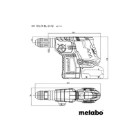 Metabo KH 18 LTX BL 24 Q SDS-Plus-Akku-Kombihammer 18 V 4.0 Ah Metabo KH 18 LTX BL 24 Q SDS-Plus-Akku-Kombihammer 18 V 4.0 Ah
