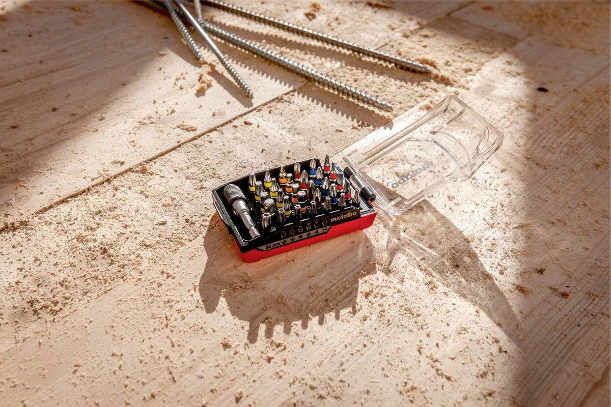 Metabo 626696000 Bit-Set Kreuzschlitz Phillips, Kreuzschlitz Pozidriv, Schlitz, T-Profil