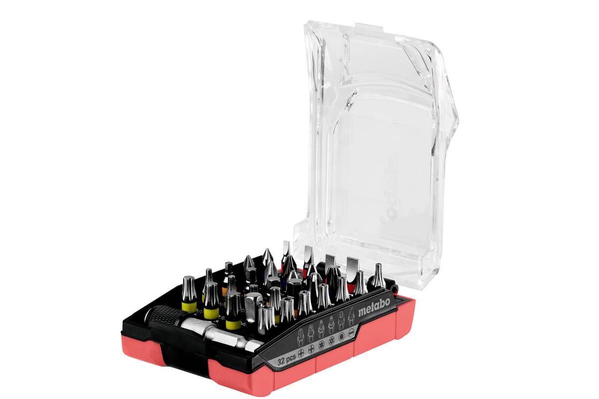 Metabo 626696000 Bit-Set Kreuzschlitz Phillips, Kreuzschlitz Pozidriv, Schlitz, T-Profil