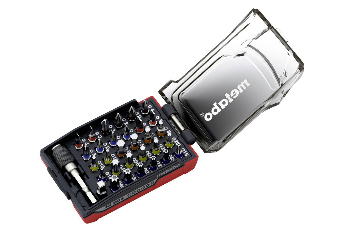 Metabo 626696000 Bit-Set Kreuzschlitz Phillips, Kreuzschlitz Pozidriv, Schlitz, T-Profil