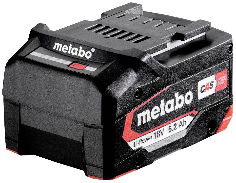 Metabo 625028000 Li-Power Akkupack 18V - 5,2Ah "AIR COOLED" Werkzeug-Akku 18V 5.2Ah Li-Ion