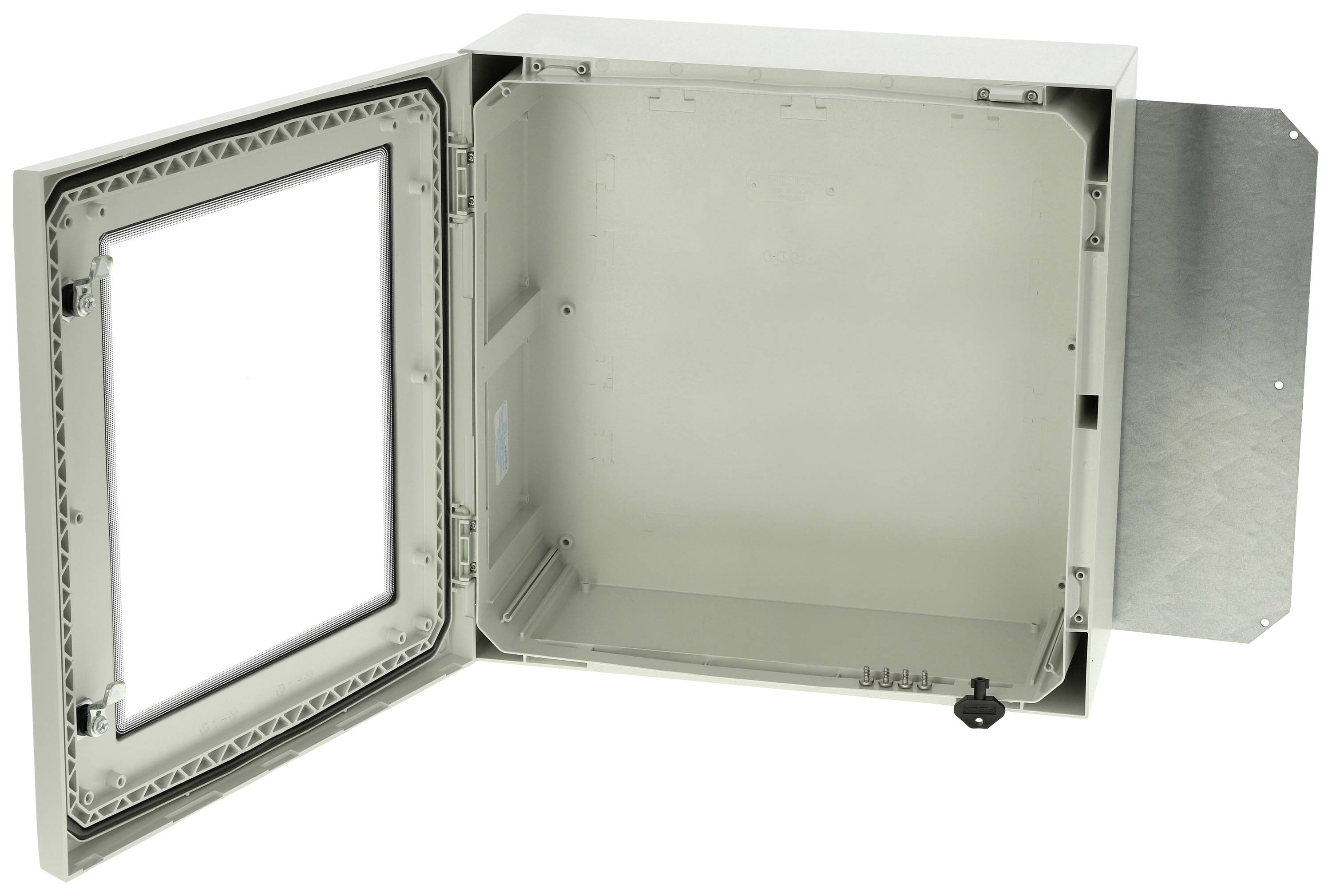 Fibox ARCA 505021W Schaltschrank 500 x 210 x 500 Polycarbonat Grau 1St.