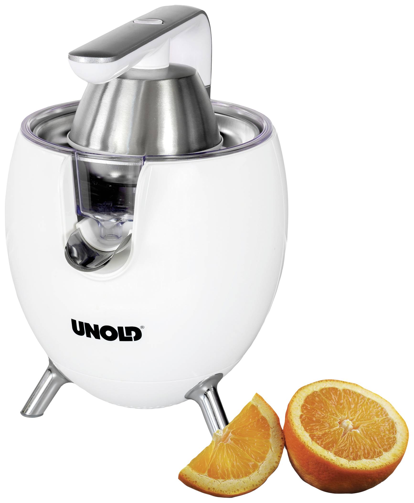 Unold Zitruspresse Power Juicy 300W BPA-frei Weiß